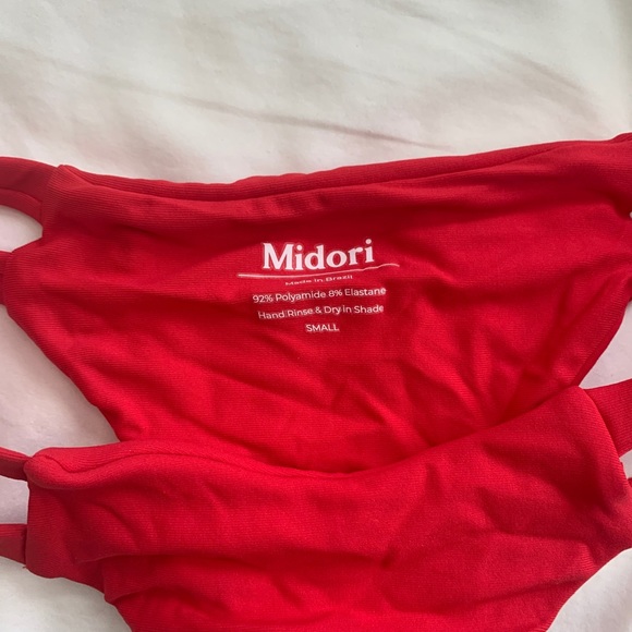 *NWOT* MIDORI BIKINI CHERRY ETTA  BOTTOMS - SM - Picture 2 of 4